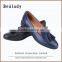 (E1133-190) Ladies fancy comfortable women flats shoes whole leather tassels casual sipper loafers