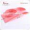 Portable cheap travel custom pink plastic dog bowl