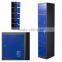 Vertical Single 5 Doors Blue Metal Clothes Locker