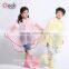 2016 popular fashion disposable transparent plastic women's raincoat