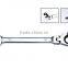 Excellent quality 5pieces gear ratchet wrench kit set in Blister pack