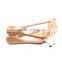 Wholesale High Quality straight wooden hangers widen shoulder hotel hanger