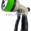 3 Ways Front Trigger Metal Garden Hose Nozzle Handy Grip