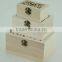 cheap squared wooden boxes art sets