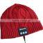 Winter music hat buit in bluetooth speaker hat