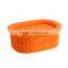 2016 Silicone Recyclable Lunch Box / Fruit Box, Lunch Box With Lid