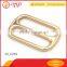 Wholesale on Alibaba handbags hardware,shiny gold color bag buckle