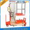 Electric Aluminum Alloy Man Working Lift For Two Peoples