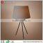 Classic Modern Fabric Lampshade Home Decoration Fancy Portable Triangle Metal Led Table Lamp Quality Choice