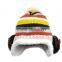 Winter Striped Knit Beanie for Kids Crochet Wool Hats Funny Children Hats