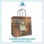 Custom Kraft gift paper shopping bag with OEM logo for Shopping