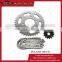 Motorcycle roller Chain 415 KMC chain kit ,kmc sprocket kit