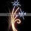 Outdoor christmas street decoration light outdoor decorative pole mounted motif