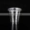 12oz Coffee Use Disposable Plastic Clear Cup With Flat Lids For Iced Coffee