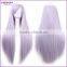 80cm Grey Extra Long Straight Wigs Synthetic Wig                        
                                                Quality Choice