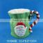 2016 hot sale ceramic milk mug with inchristmas snowman pattern