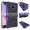 Hot Selling 8 Colors Silicone Armor Hybrid Phone Case Back Cover For S7/S7 Edge Waterproof With Kickstand