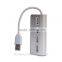 High speed silvery plug&play 4 ports usb 2.0 hub