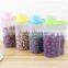 Kitchenware PP Transparent Dry Food Storage Container, Plastic Storage Box With Colorful Lid Quality Choice
