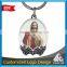 Personalized fancy Christ print keychain for religion