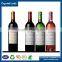 Printed branding wine glass wine label sticker vector wine label
