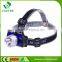 waterproof ABS material 1W LED high power headlamp 3 Modes led headlight