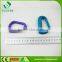 3*LR41 battery 1 led carabiner shape cheap plastic flashlight