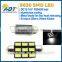 Car Light Festoon base 36mm 39mm 42mm 9*5630SMD dome light