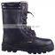 Heavy work leather safety shoes