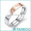Hot sale directly factory lovers ring stainless steel rings for engagement