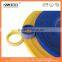 Resuable nylon back to back hook loop tape, custom adjustable double sided hook and loop fastener