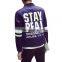 Men's fashion Slim letters printed Turn-down collar cotton jacket veste homme baseball jacket