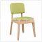 Bentwood Dining Chair With Linen Back Support & Seat