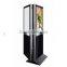 42inch Dual screen floor stand Digital Signage for exhibition halls