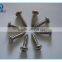 Metric slotted pan head tapping screws