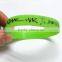 custom made rubber bracelet wristbands with cheap factory price