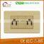 alumiunm material 2pin multifunction sockets, universal sockets for Gabon market