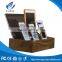 Easy FCC bamboo customize 6 usb charger station for mobile phone