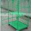 RH-RC011 1100*800*1700mm powder coated Supermarket cargo storage roll container roll trolley for warehouse roll container