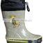 custom rain boots for children with cuff fashion wellie boots european style gum boots