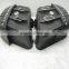 Harley/Others Saddlemen Small Black Pleather Studded Saddlebags