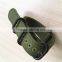 Army Green Stitched Hole Embroider Canvas Watch Band