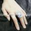 latest paving setting 925 sterling silver finger ring designs