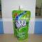 spouted pouch for juice /plastic spouted liquid bag