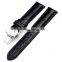 Men Waterproof Classic Head Layered Genuine Cow Leather Butterfly Clasp Watch Band 22mm 24mm