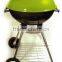 Kettle charcoal bbq grill with cover and 2 wheel for easy moving