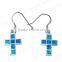 New Arriva 2016 corss earrings cross shaped opal earrings