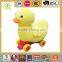 Baby walking trolley yellow duck toy with music and shinning eyes