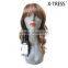 28inch 155g New products trendy style high tempreture fibre synthetic mix human hair fake P color human hair wig with good offer