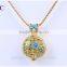 2016 Different Types of Gold Chain Necklace Jewelry Essential Oil Diffuser Locket Designs